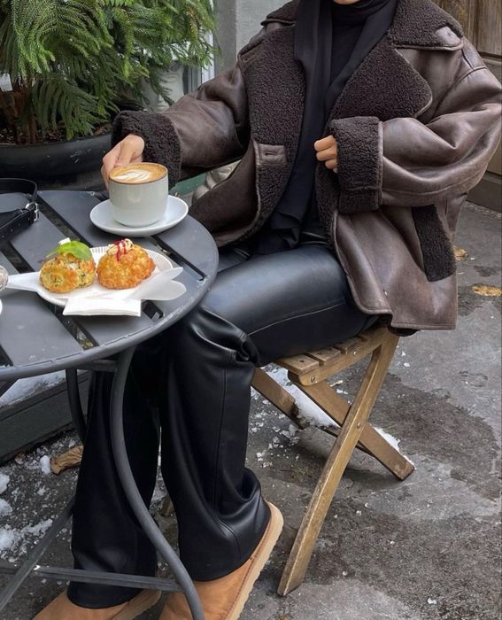 Шоколадна коричнева дублянка Zara оригінал трендова