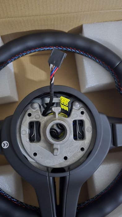 Volante BMW E60 E61 E62 E63 + Airbag + Patilhas (Novo)