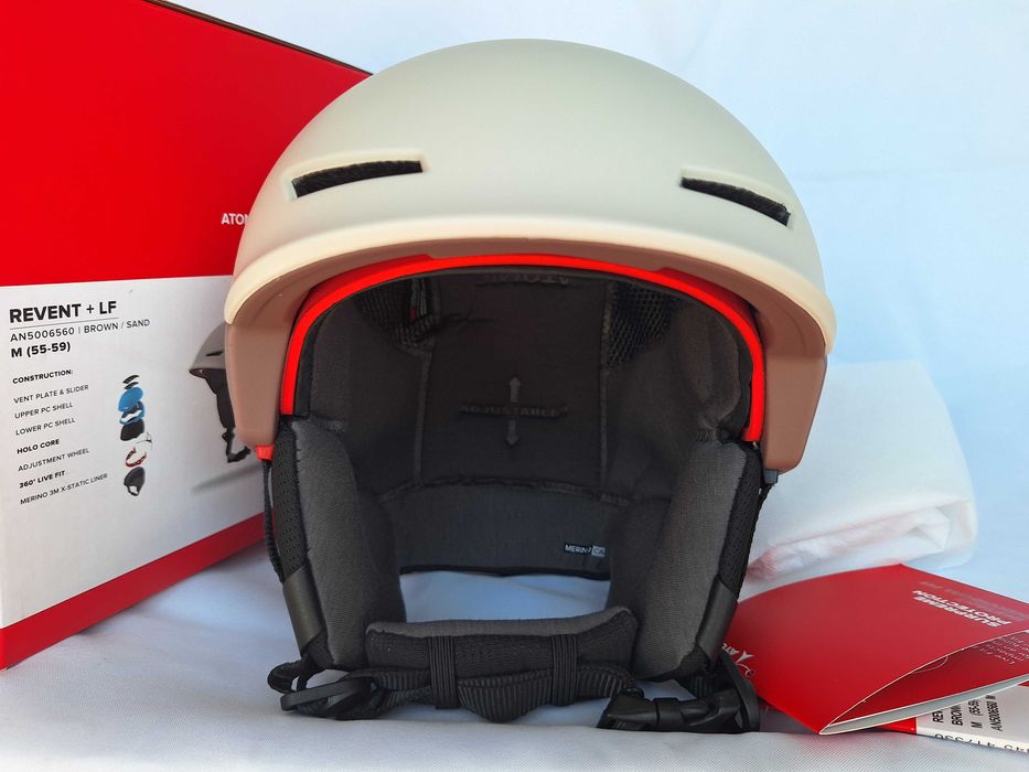 Kask narciarski Atomic Revent+ LF Brown Sand M 55-59cm