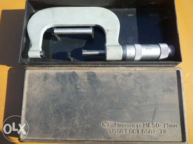 микрометры 0-25 и 25-50
