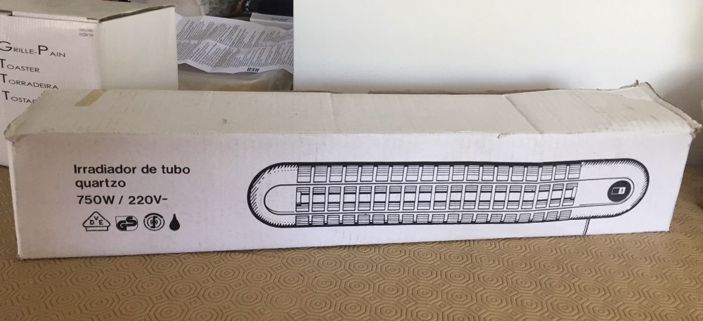 Irradiador de tubo quartzo