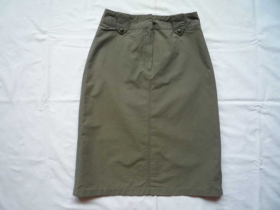 Camaieu 34/XS 36/S Spódniczka zielona khaki Bawełna J Nowa