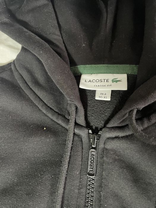 Hoodie com fecho Lacoste
