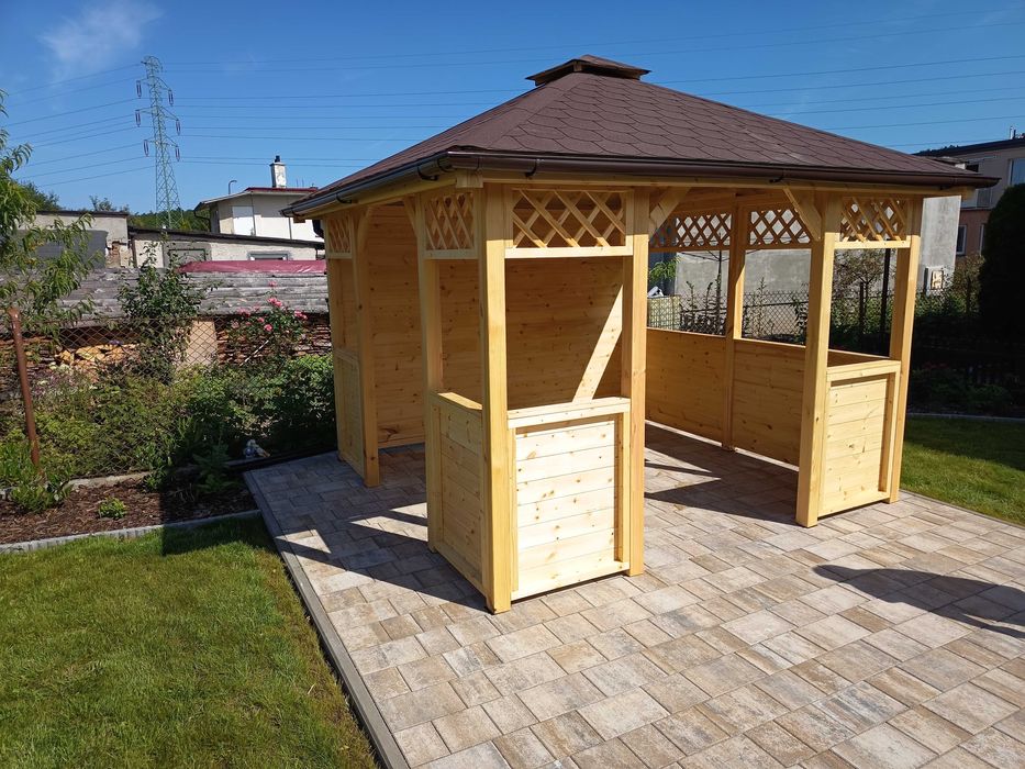 Altana drewniana ,altanka ogrodowa, producent 3x3,3x4,4x4,4x5,5x5,6x4
