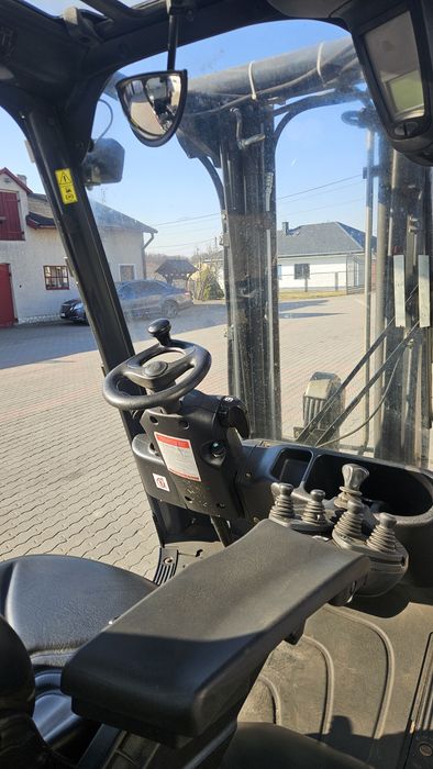 Wózek Widłowy Linde H18 triplex terenowy Wolny skok Przesuw pozycjoner