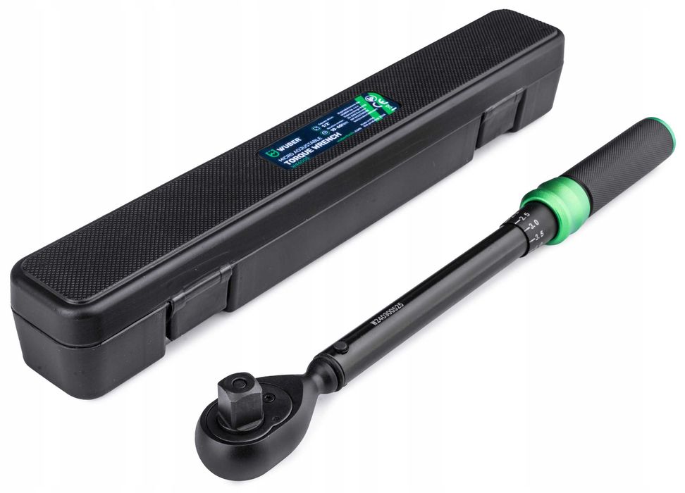 Klucz dynamometryczny 1/2" 10–60Nm z blokadą + certyfikat