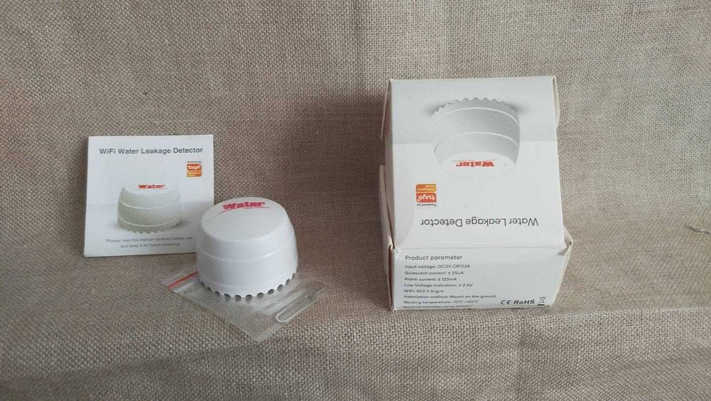 Детектор витоку води WiFi датчик затоплення Water Leakage Detector