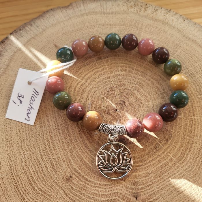 Bransoletka z naturalnych kamieni Alashan