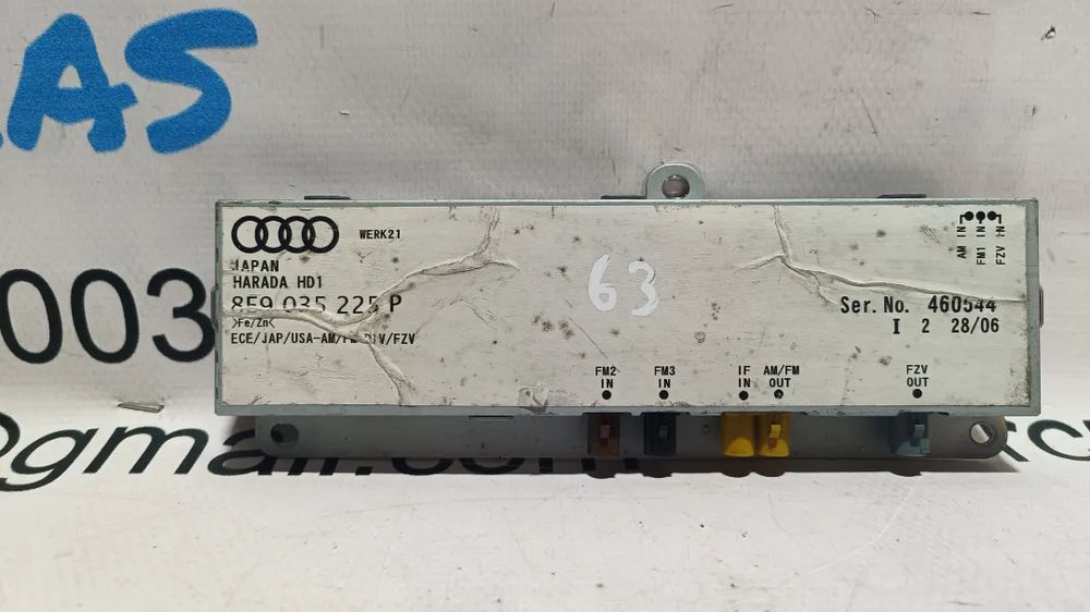 CENTRALINA MODULO ANTENA RADIO GPS SINAL BASE AMPLIFICADOR AUDI A4 B7