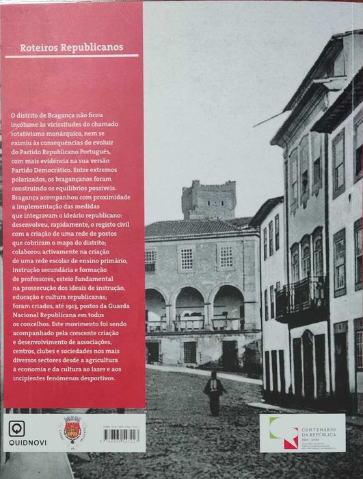 Livro "Bragança - Roteiros Republicanos" de João Jacob e Vítor Alves
