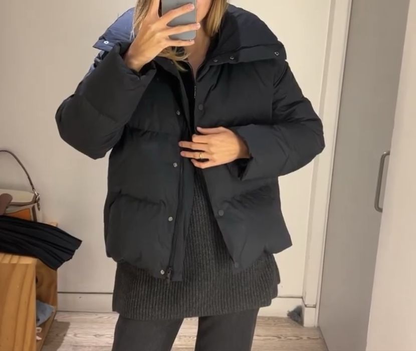 Теплый и стильный пуховик Cos