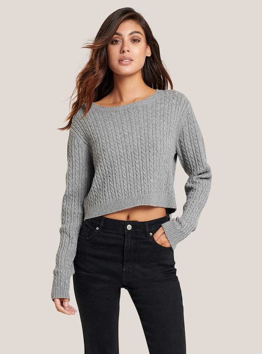 Sweter Alcott z wiskozą szary rozm. XL