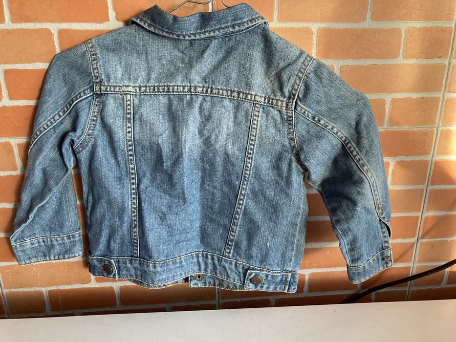 Casaco de ganga crianças unissexo