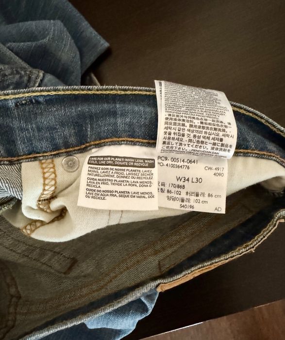 Джинси Levis 514   34/30