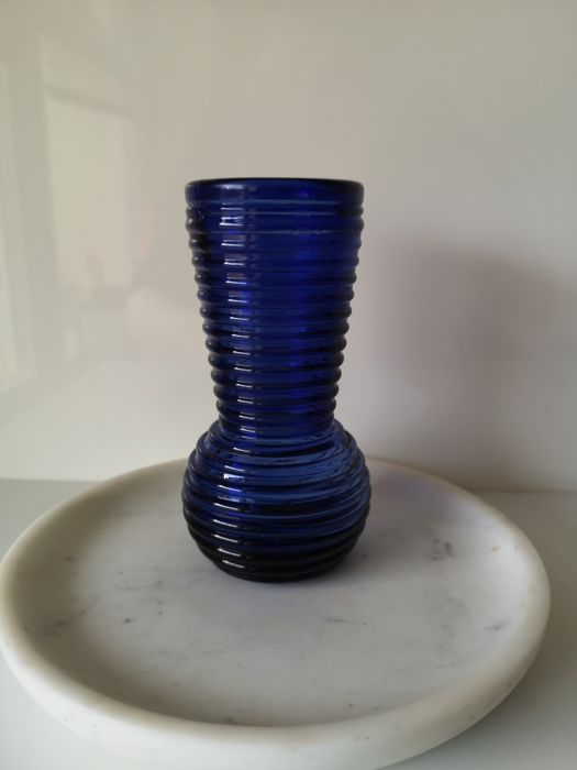 wazon kobaltowy Prądniczanka vintage