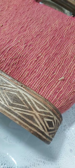 Mala artesanal de fibras naturais