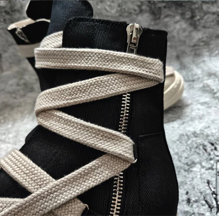 кеди Rick Owens Jumbo Lace Hexagram Ramones рік овенс