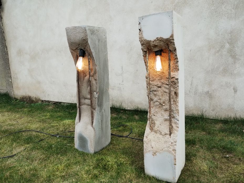 Lampa lampy betonowe loftowe ogrodowe zewnętrzne