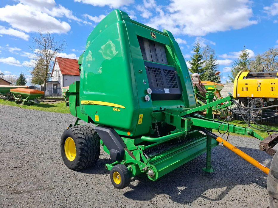 JOHN DEERE 864, rotor + noże, siatka, 2013r, prasa