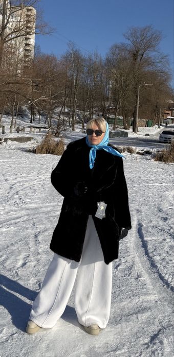 Шуба норковая  Новая blackglama manacas халат англ ворот