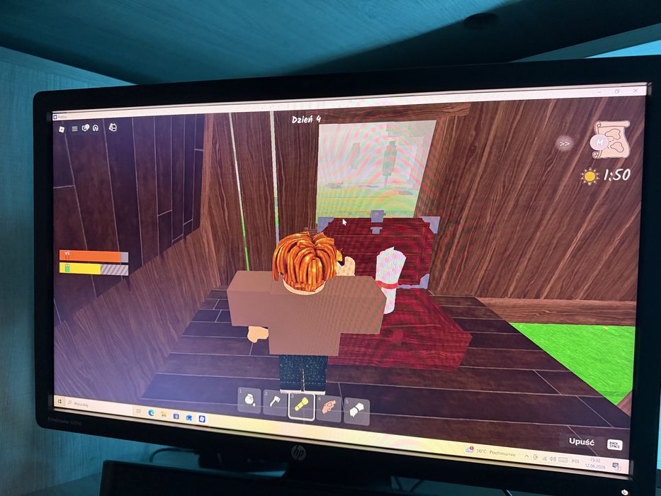 Monitor 23” HP / Full HD - Sprawny bez nogi i bez zasilacza
