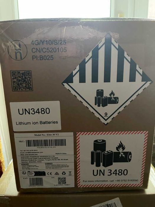 Зарядная станция Bluetti Elite 30 V2, 600 Вт, 288 Вт/час