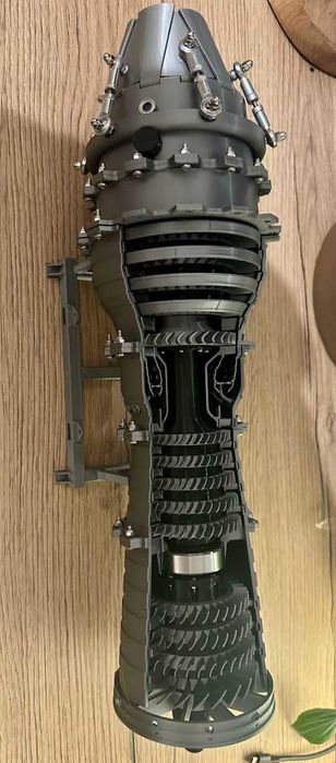 Model Silnika Odrzutowego – 3D Druk, Ruchome Elementy