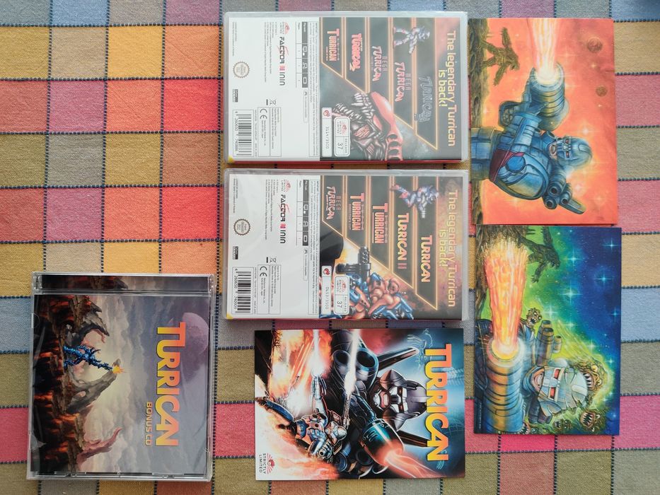 Turrican anthology 1 e 2 Nintendo switch novos antologia