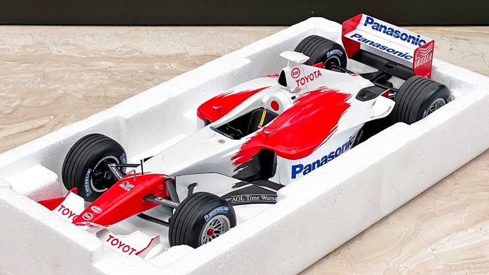 【ミニチャンプス　TOYOTA TF102 2002年　1/18】 Toyota Racing TF102 Panasonic #25 Showcar 2002 McNish
