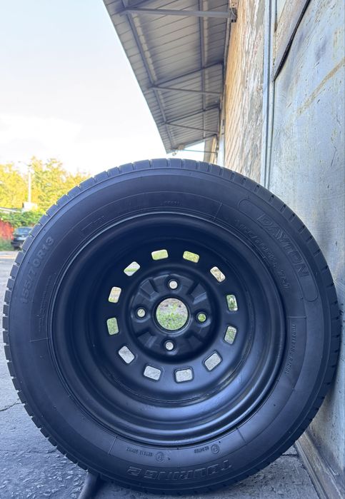 Запаска Dayton Touring 2 155/70 r13 4x114.3 ET-45 на Chery QQ/Daewoo Matiz/Chevrolet Spark