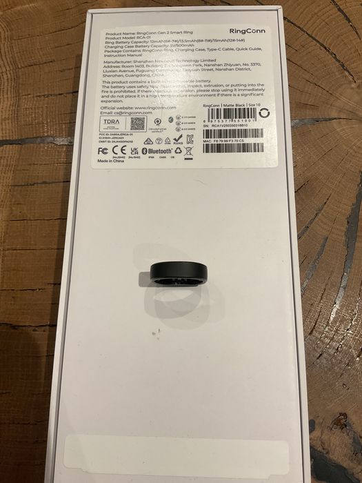 Ringconn gen 2.Stan idealny,rozmiar 10.