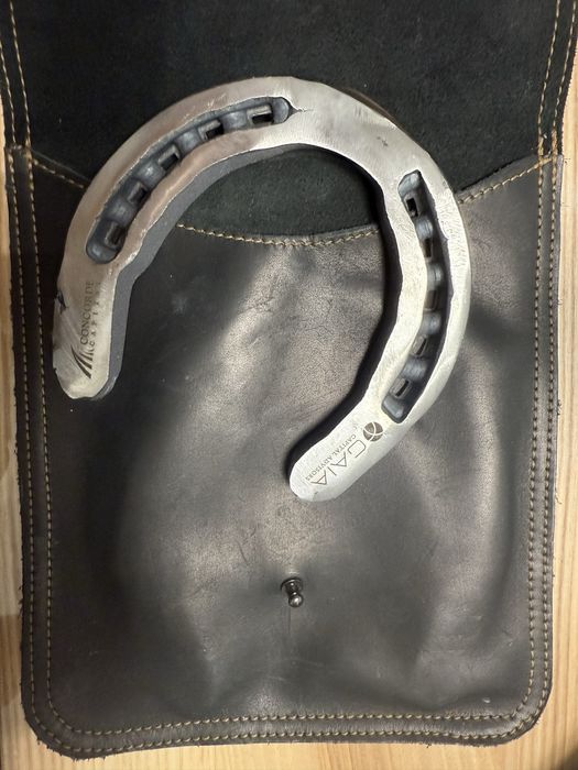 Подкова з кожаним чохлом