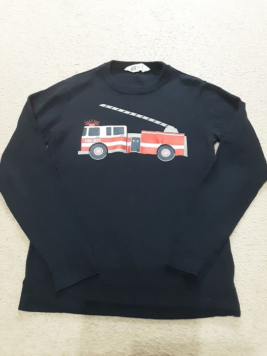 Sweter- wóz strażacki- H&M 134/140