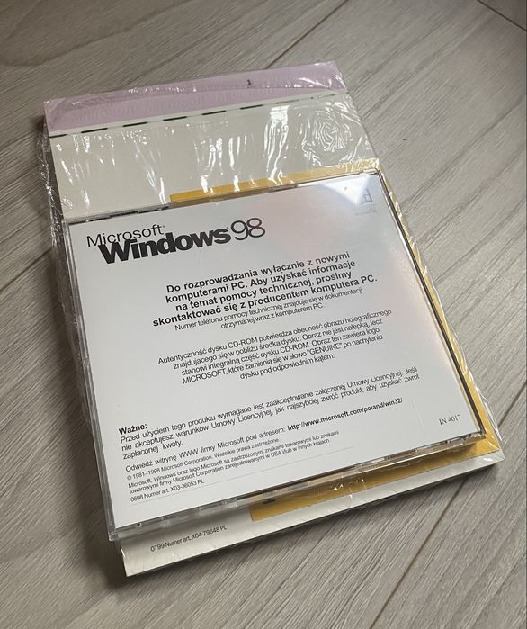 System windows 98 oryginalny