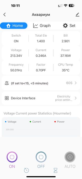 Умная розетка Atorch Wi-Fi/ Bluetooth/Энергометр/Барьер