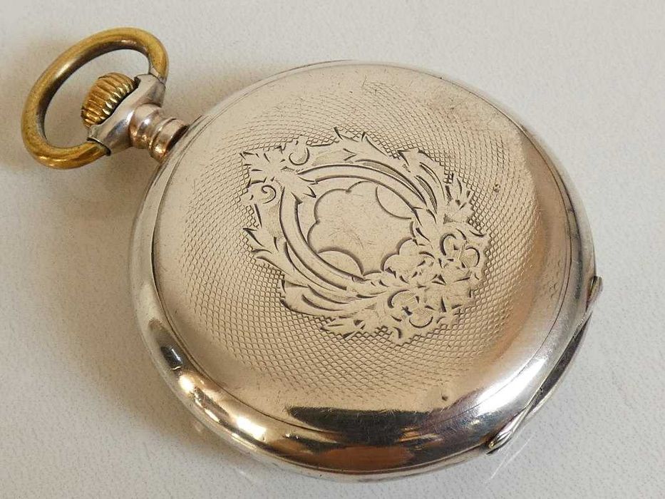 Zegarek kieszonkowy Matador w srebrnej kopercie