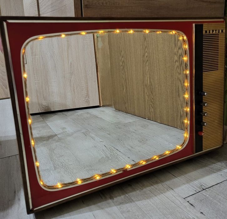Telewizor PRL. Unimor . Neptun.  Barek retro loft. Prezent