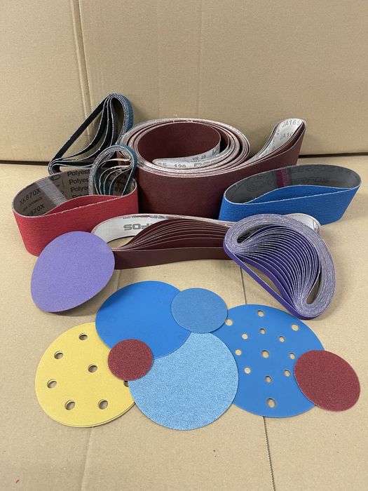 Krążki ścierne 125mm p40 p60 p80 p100 p120 ceramika Bora1 50szt