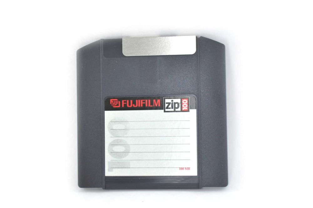 stara retro dyskietka Fujifilm 100MB Zip100 sprawna do napęd iomega