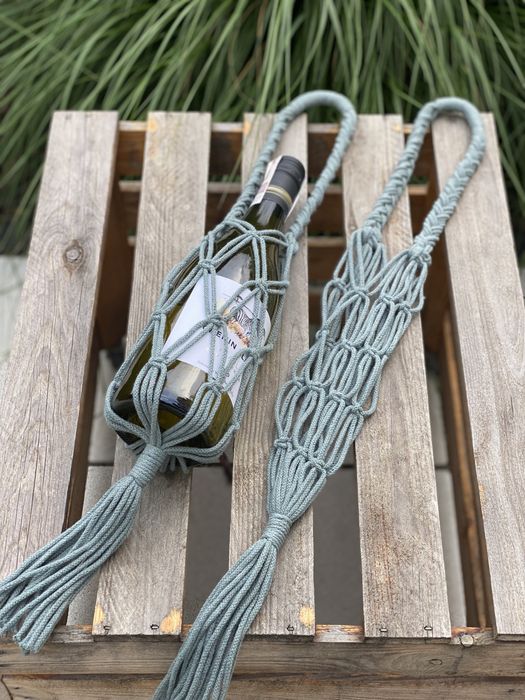 Torebka siatka na butelke/ na wino/ prezent