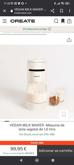 Vegan Mill maker create - como nova64287091979906120