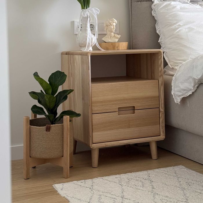 Тумба приліжкова з масиву дерева / Стильна та надійна / Різні варіанти фарбування