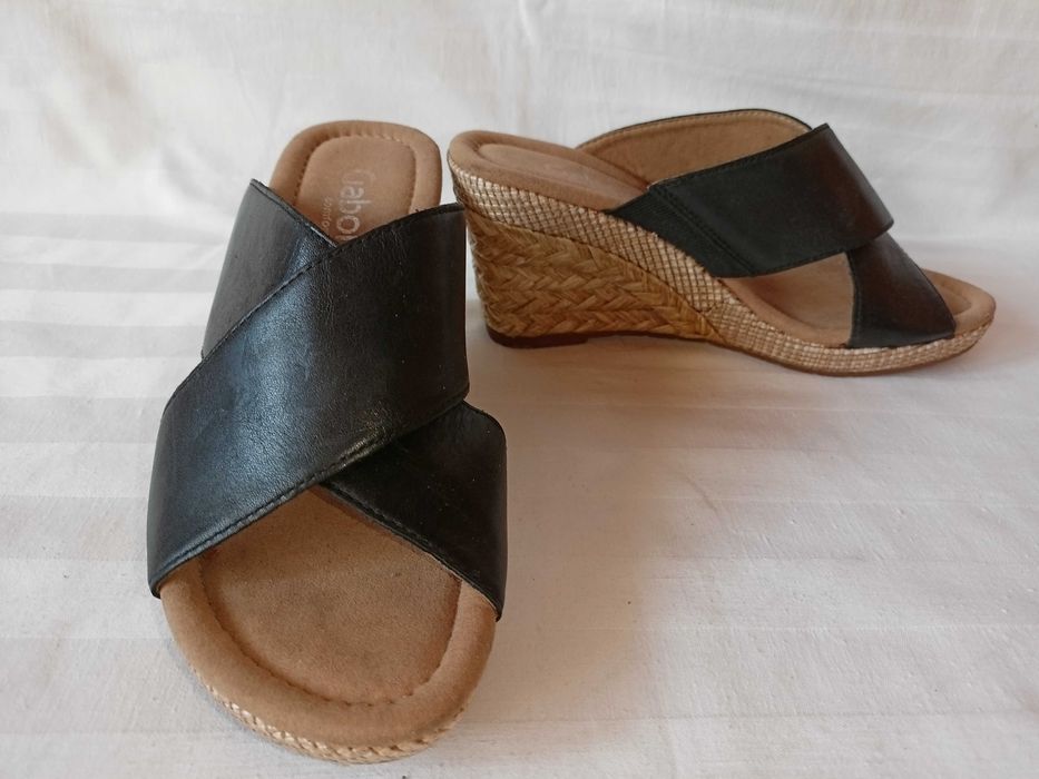 Gabor roz. 38,5 /UK 5,5G/ - dł. wkł. 24,8 cm- skóra- stan bdb