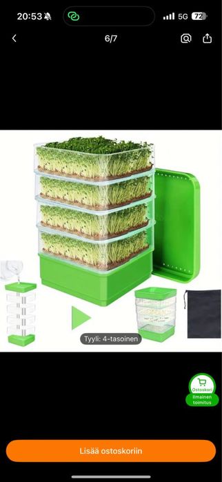 Микрогрин / микрозелень Набор для выращивания