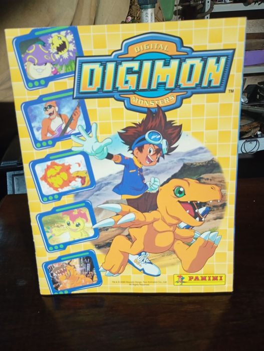 Caderneta Digimon Panini (Ano 2000) – Quase Completa (Faltam 20 Cromos)
