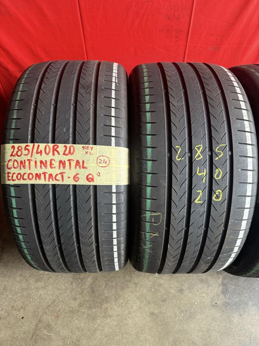 Pneus 255/45/20 + 285/40/20 Continental Todos iguais