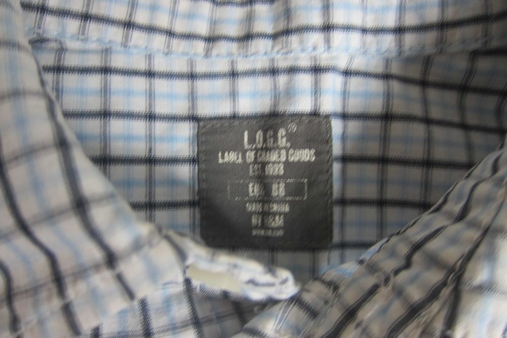 Koszula bawełniana H&M  w kratę rozm. 86