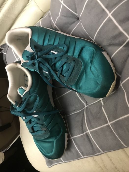 Adidas original zx green zielone