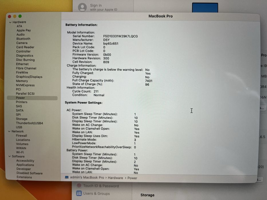 MacBook Pro 16" 16GB / 1TB / Intel Core i9