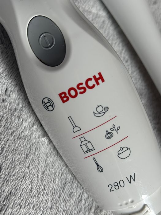 Blender ręczny Bosch 280W | Sprawny, Stan Bardzo Dobry | Biały